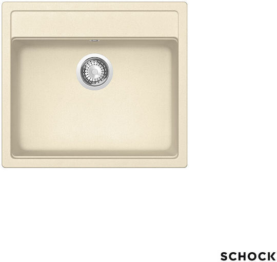 Schock 110-30060-1321 Drop-In Μ57xΠ51см Бежов Schock 110-30060-1321 Drop-In Μ57xΠ51см Бежов