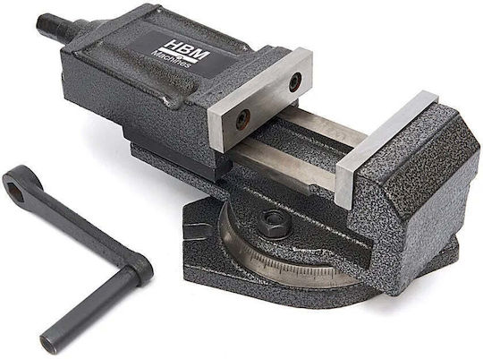 HBM Machines Menghină Fixă Presă De Găurit Menghină Cu Deschidere Maximă 80mm