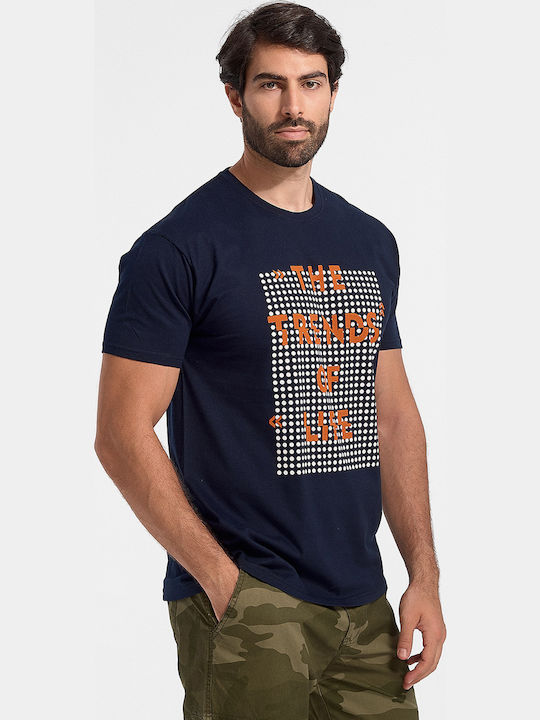 T-shirt Μπλε Σκούρο