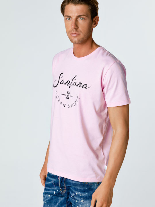 Τύπωμα T-shirt Ροζ