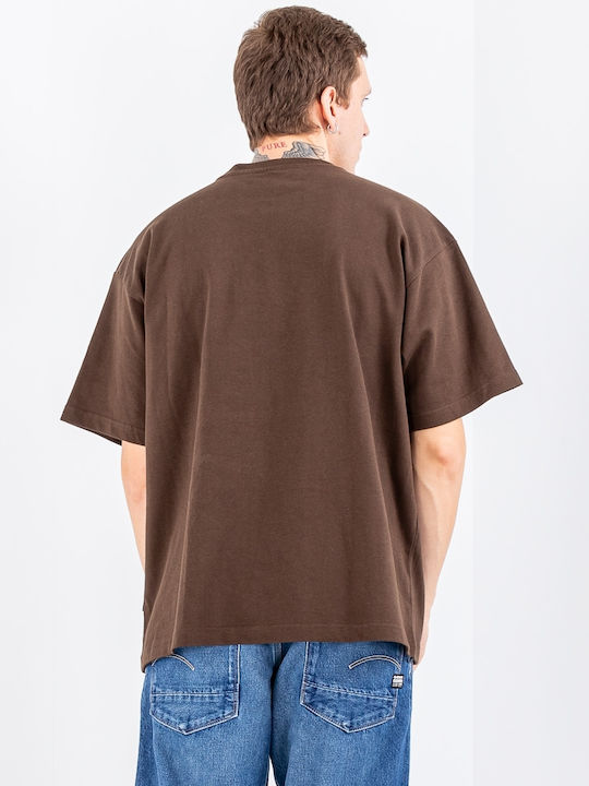T-shirt Καφέ