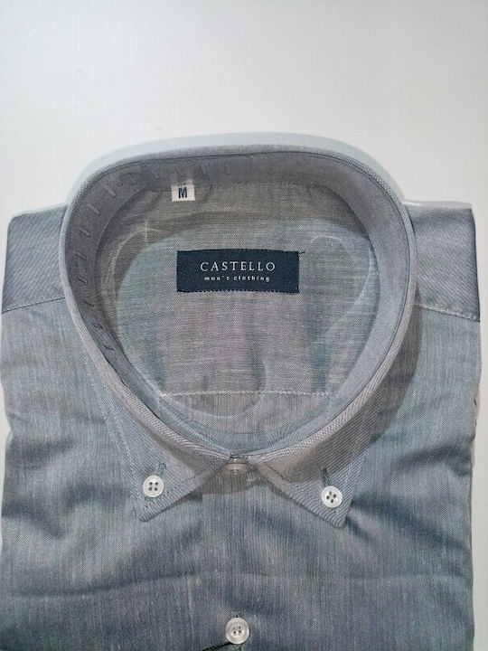Long Sleeve Shirt in Regular Fit Grey