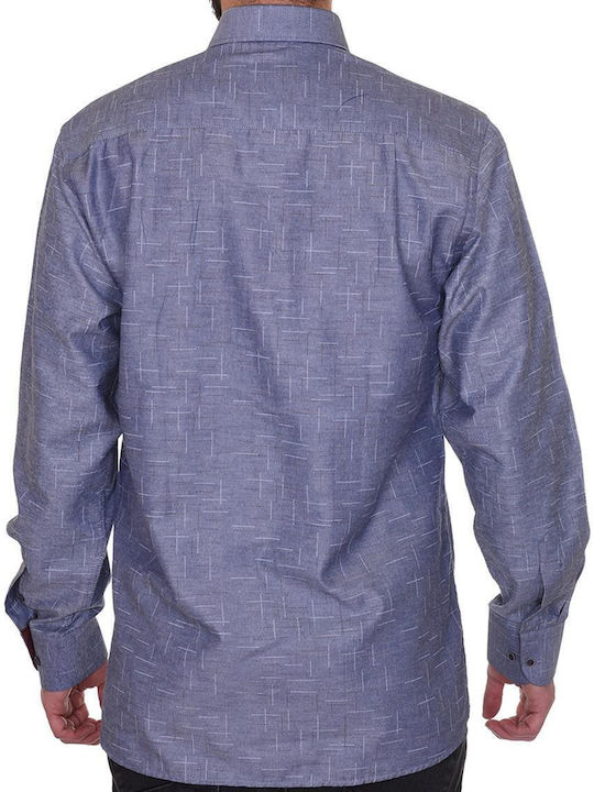 Long Sleeve Blue Shirt