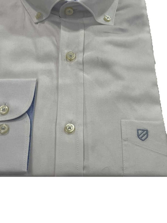 Long Sleeve Regular Fit White Shirt