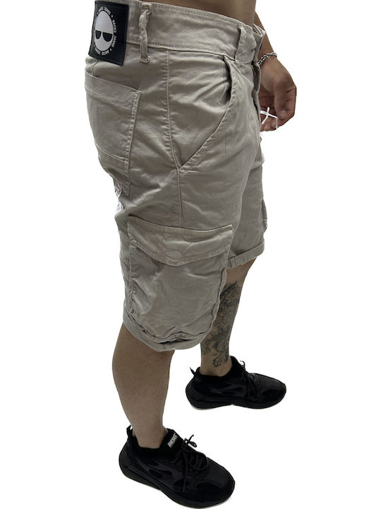 Ανδρική Βερμούδα Cargo Beige