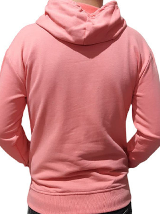 Sweatshirt with Hood Salmon