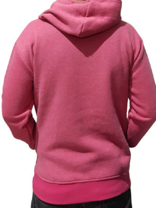 Sweatshirt mit Kapuze Fuchsia