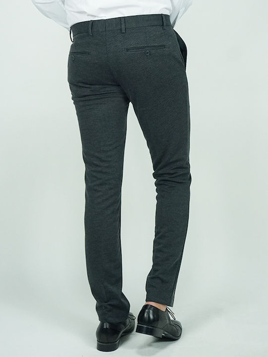 Men's Winter Suit with Vest Slim Fit Grey