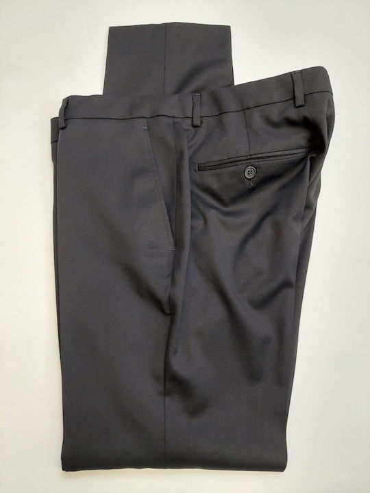 Men's Suit with Vest Black