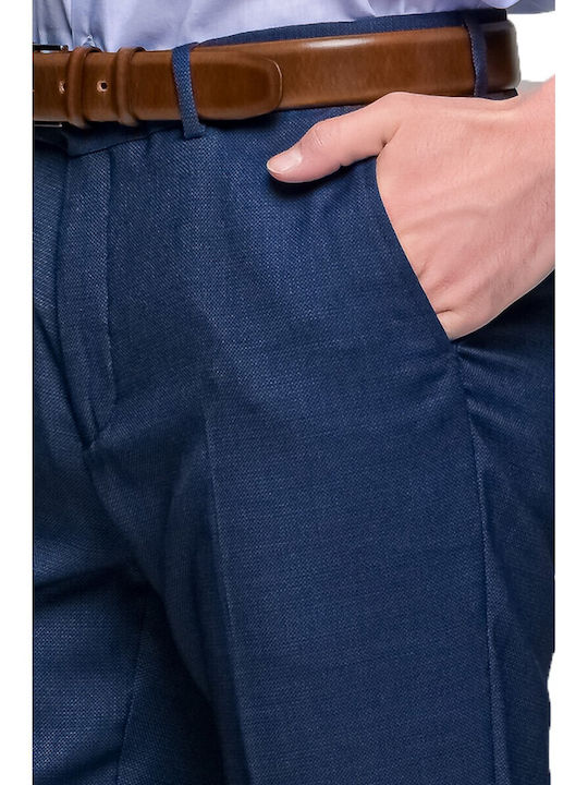 Herrenanzug mit Weste mit Schlank Passform Navy - Blau