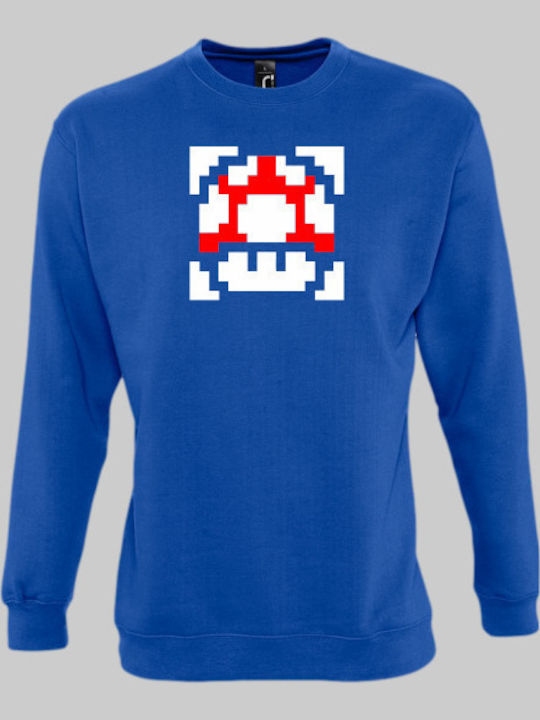 Super Mario Mushroom Sweatshirt Black Super Mario Mushroom Sweatshirt Black