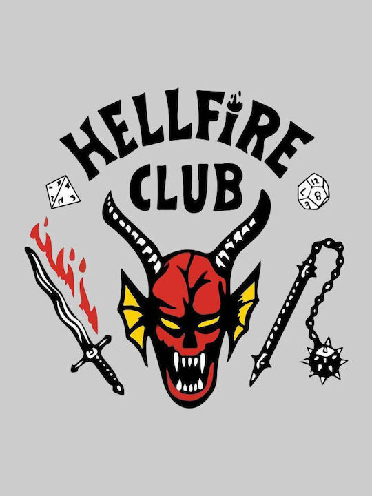 Stranger Things Hellfire Club T-shirt White Stranger Things Hellfire Club T-shirt White