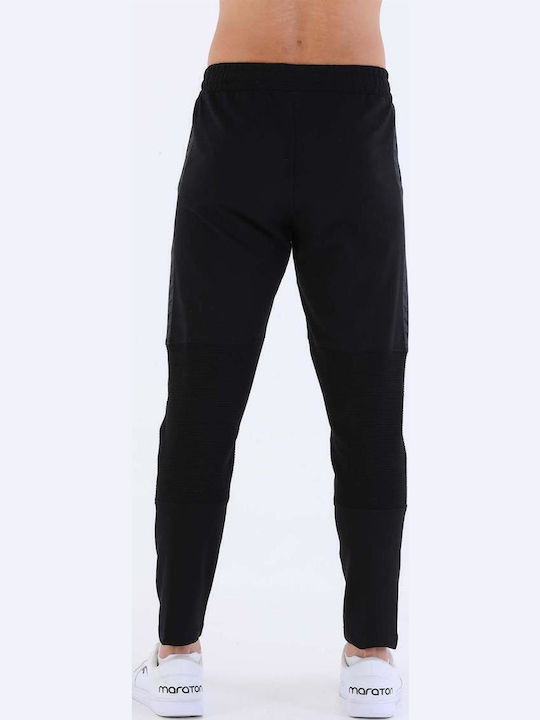 Παντελόνι Φόρμας με Λάστιχο Μαυρο (black)