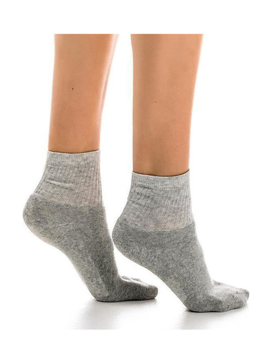 Inizio Women's Solid Color Socks Anthracite/Grey/Blue 3Pack