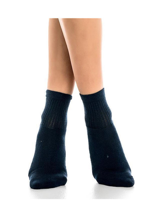 Inizio Women's Solid Color Socks Anthracite/Grey/Blue 3Pack
