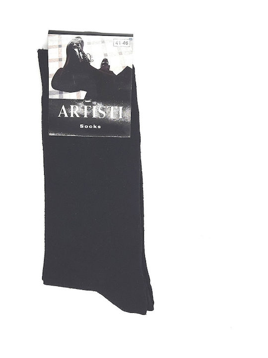 Artisti Italiani Herren Einfarbige Socken Gray 1Pack