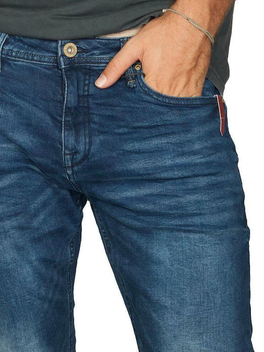 Herren Jeanshose Elastisch mit Slim Passform Dark blue.