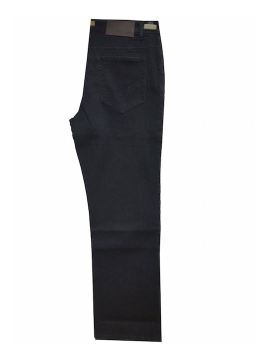 Men's Jeans Pants Elastic Black