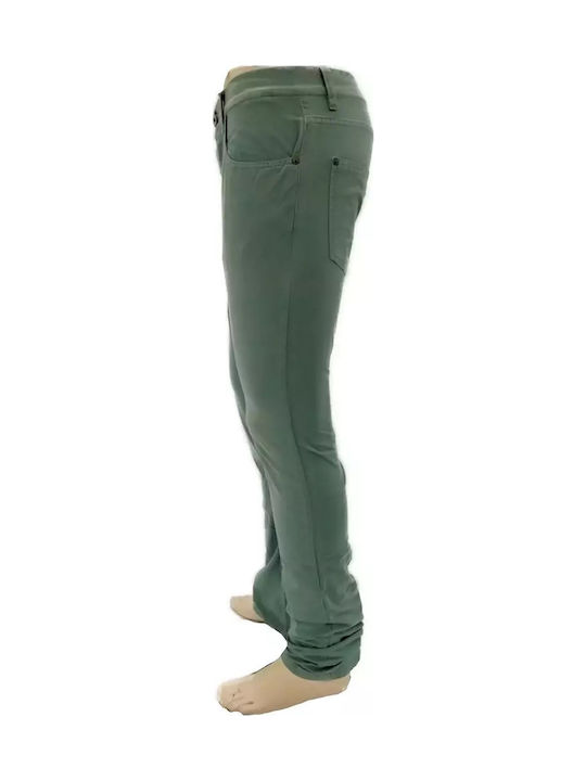 Men's Jeans Pants with Relaxed Fit Green