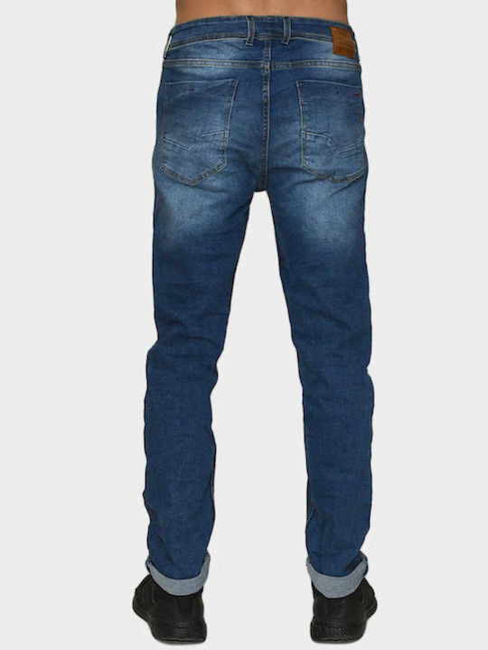 Men's Blue Regular Fit Jeans Pants