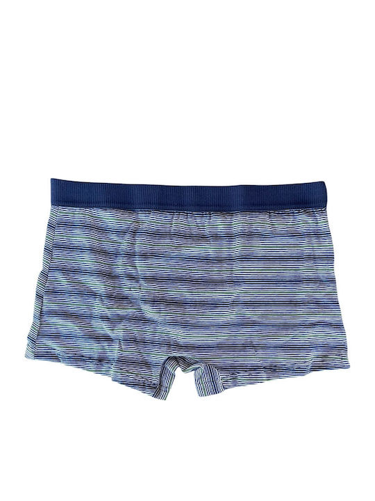 Men's Boxer Blue with Patterns