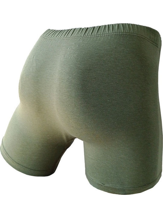 Herren Boxershorts Haki 1Packung