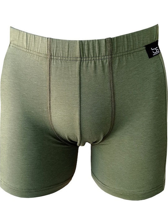 Herren Boxershorts Haki 1Packung