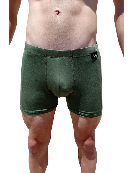 Herren Boxershorts Haki 1Packung