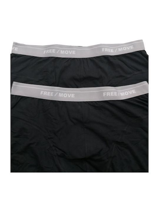 Herren Boxershorts Schwarz 1Packung