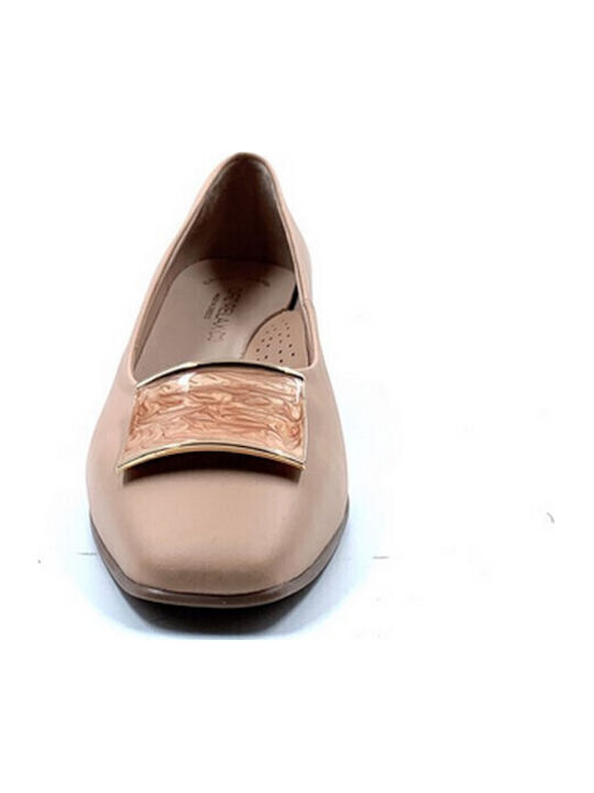 Anatomic Leather Ecru Low Heels