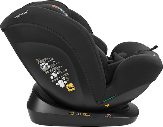 Kikka Boo I-Explore Καθισματάκι Αυτοκινήτου i-Size Μαύρο 0-36 kg