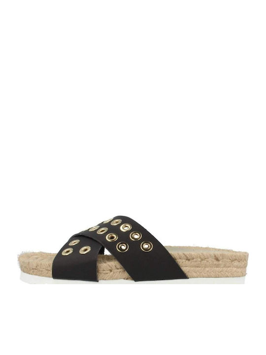 Γυναικεία Σανδάλια Flatforms Μαύρα