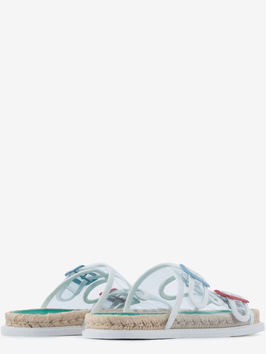 Leder Flache Sandalen für Damen