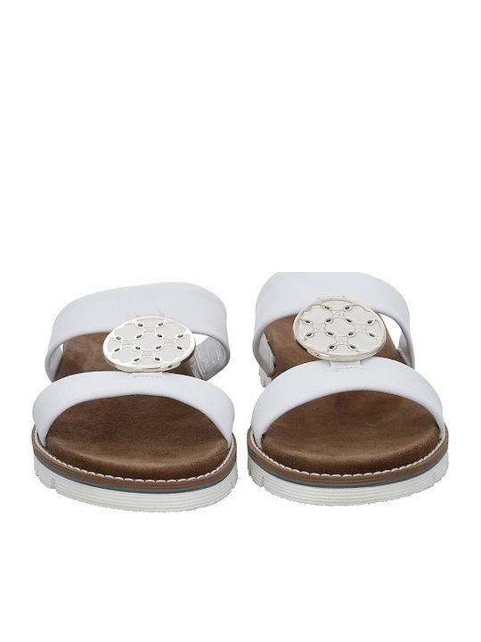 Flache Sandalen für Damen Anatomisch in Weiß Farbe