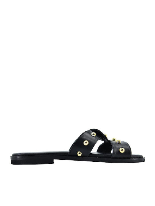 Sandale Casual Damă din Piele Negru