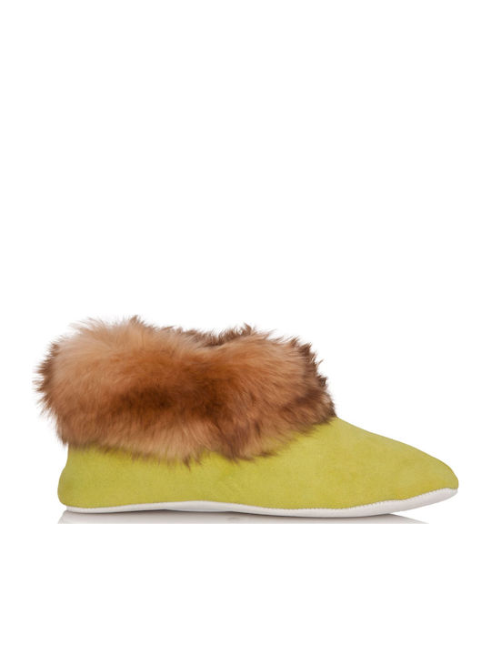Closed Women's Slippers Green