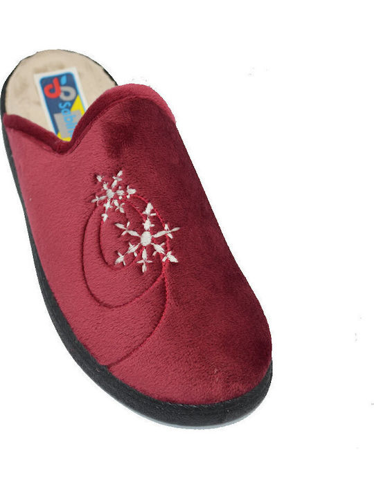 Anatomical Women's Slippers Burgundy