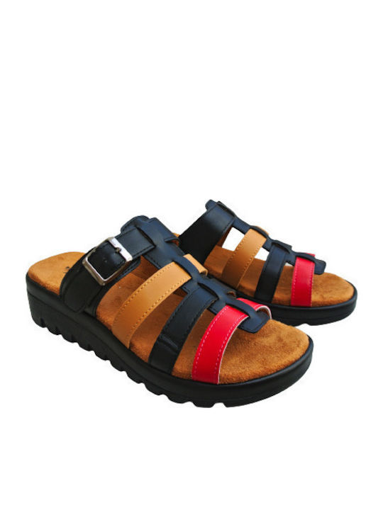 Anatomic Women's Platform Wedge Sandals Black