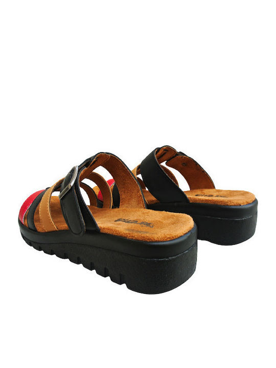 Anatomic Women's Platform Wedge Sandals Black