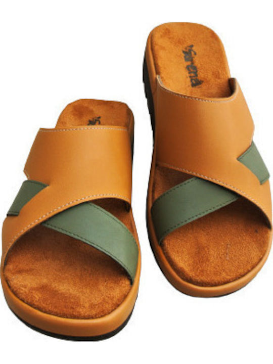Anatomic Women's Platform Wedge Sandals Brown