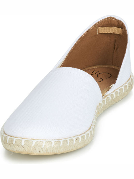 Women's Fabric Espadrilles White