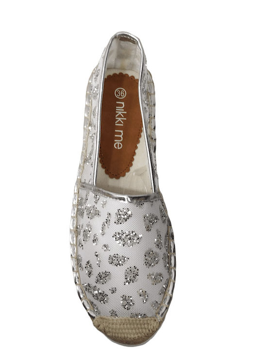 Women's Fabric Espadrilles White