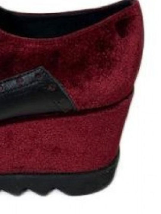 Γυναικεία Oxfords σε Μπορντό Χρώμα