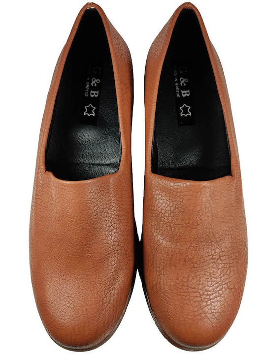 800 Women's Slip-On Leather Tabac Brown