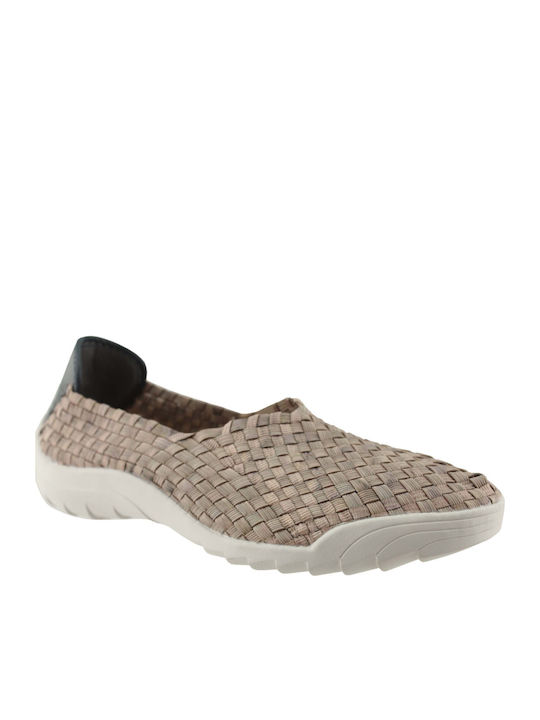Damen Slip-Ons Beigen