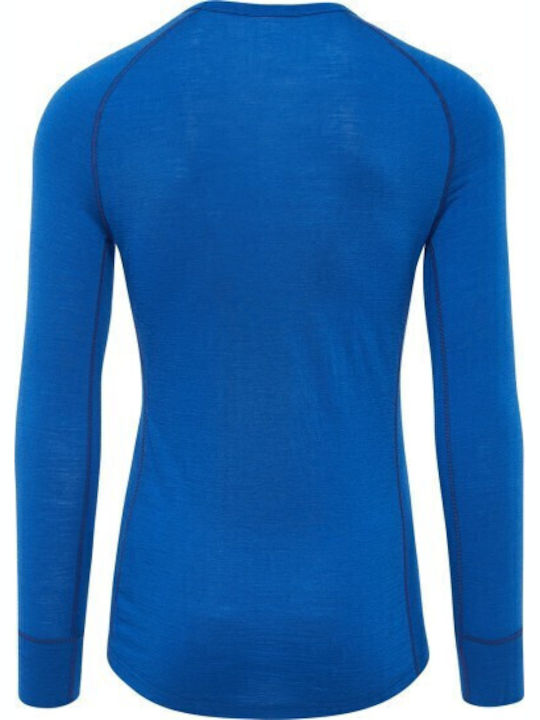 Thermowave Merino One50 Ανδρική Ισοθερμική Μακρυμάνικη Μπλούζα Μπλε