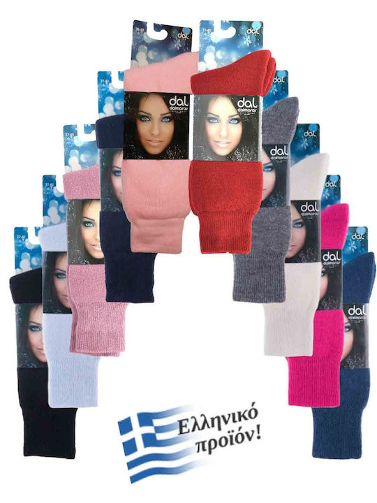 Dal Damen Thermo Socken Rosa
