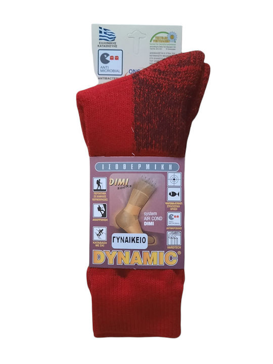 Dimi Socks 11006 Γυναικείες Ισοθερμικές Κάλτσες Κόκκινες