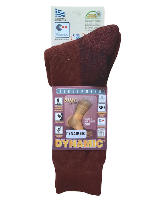 Dimi Socks 11006 Damen Thermo Socken Beige