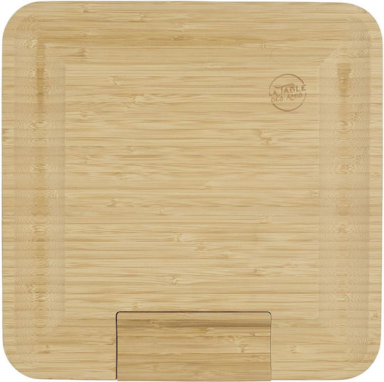 The Home Deco Factory Wooden Cheese Serving Platter 33x33x3cm